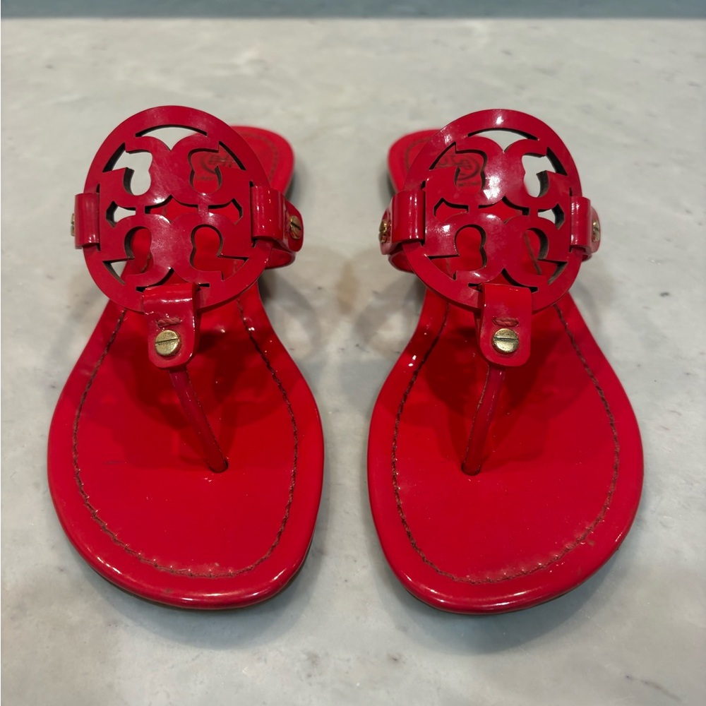 Red Tory Burch Sandals